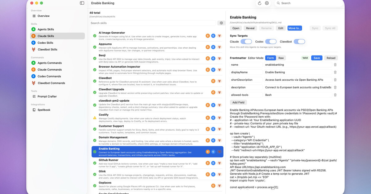 aplicación Agents UI